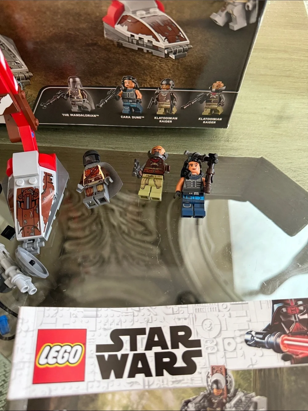 Lego Star Wars Gray & Red AT-ST Walker Building Set Man